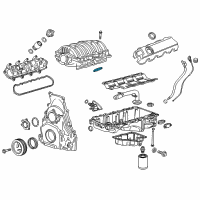 OEM GMC Sierra 3500 HD Manifold Gasket Diagram - 12626354