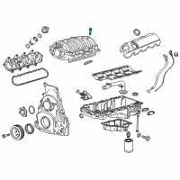 OEM 2016 Chevrolet Silverado 1500 Intake Manifold Bolt Diagram - 11610472