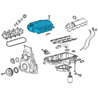 OEM Chevrolet Silverado 1500 Manifold Diagram - 12654946