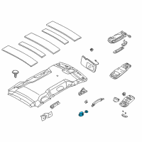 OEM Kia Sedona Heater Control Assembly Diagram - 1K55261325C64