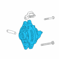 OEM 2002 Kia Sedona Reman Alternator Diagram - 3730039435RU