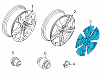 OEM 2022 Ford Mustang Mach-E COVER - WHEEL Diagram - LJ8Z-1130-B