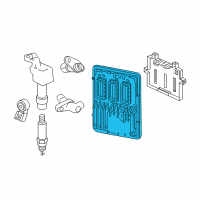 OEM 2016 Buick Envision Engine Control Module Assembly (W/ 2nd Mpu)E-80 Diagram - 12655021