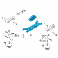 OEM 2022 Ford Mustang Transmission Support Diagram - FR3Z-6068-D