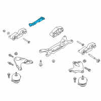 OEM Ford Mustang Bracket Diagram - FR3Z-6028-B