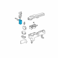 OEM 2000 Lexus ES300 Cover, Relay Block, Lower, NO.3 Diagram - 82663-33020