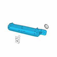 OEM Chrysler 300 Lamp-Center High Mounted Stop Diagram - 68042177AI