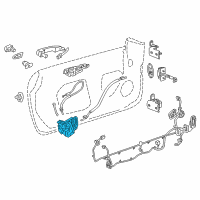 OEM 2019 Chevrolet Camaro Lock Diagram - 13510504