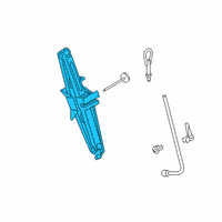 OEM 2018 Ford Transit Connect Jack Diagram - KT1Z-17080-A