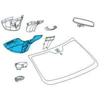OEM 2020 Ram 2500 Mirror Diagram - 6PA25TX7AA