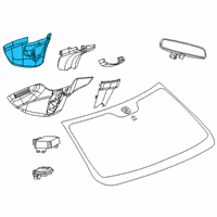 OEM Ram Mirror Diagram - 6PA22TX7AB