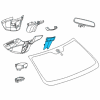 OEM 2020 Ram 2500 Mirror Diagram - 6PA26TX7AA