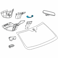 OEM Ram Mirror Diagram - 6PA24TX7AB