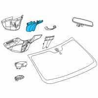 OEM Ram Mirror Diagram - 6PA23TX7AA