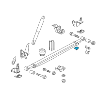 OEM Leaf Spring Insert Diagram - 84474225