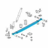 OEM Chevrolet Leaf Spring Diagram - 84320319