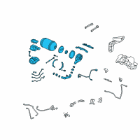 OEM 2008 Honda Civic Tank Assembly, Cng Diagram - 17490-SNF-A00RM