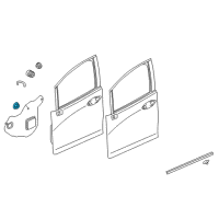 OEM 2012 Honda CR-Z Plug, Blind (11MM) Diagram - 95551-11000