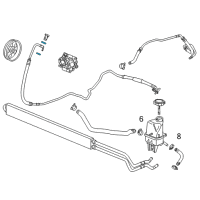 OEM 2012 Buick Regal Pressure Hose Seal Diagram - 13305013