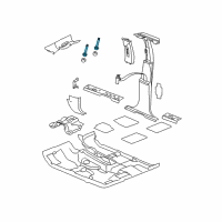 OEM 2021 Jeep Grand Cherokee L Screw-HEXAGON FLANGE Head Diagram - 6105043AA