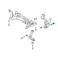 OEM 2020 Ford EcoSport Lower Control Arm Mount Bolt Diagram - -W709618-S442