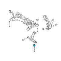 OEM 2022 Ford EcoSport Lower Control Arm Bushing Diagram - GN1Z-3069-D