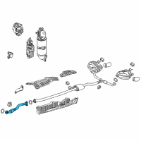 OEM Honda CR-V Pipe A, Exhuast Diagram - 18210-TLA-A01