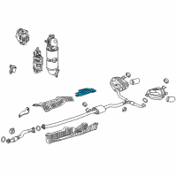 OEM 2020 Honda CR-V Plate B, FR. Floor Baffle (Upper) Diagram - 74630-TLB-A00