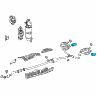 OEM 2018 Honda CR-V Finisher, R. Exhuast Diagram - 18310-TLA-A02
