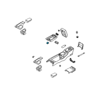 OEM Infiniti QX4 Lock-Console Diagram - 96928-0W000