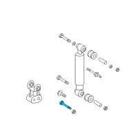 OEM 2010 Jeep Wrangler Bolt-HEXAGON FLANGE Head Diagram - 6104243AA