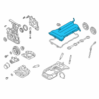 OEM 2001 Nissan Sentra Cover Assy-Valve Rocker Diagram - 13264-2J200