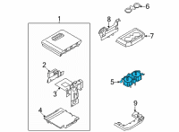 OEM 2021 Ford F-150 HOLDER - CUP Diagram - ML3Z-1513562-DB