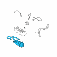 OEM 2001 Toyota MR2 Spyder Vapor Canister Diagram - 77740-17051