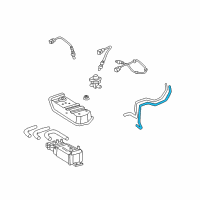 OEM 2004 Toyota MR2 Spyder Tube Diagram - 77261-17020