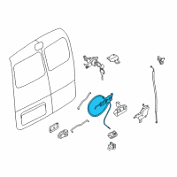 OEM 2018 Chevrolet City Express Lock Assembly Diagram - 19317278