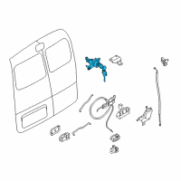 OEM Chevrolet City Express Lock Cylinder Diagram - 19316513