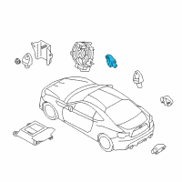 OEM 2017 Toyota 86 Side Sensor Diagram - SU003-07074
