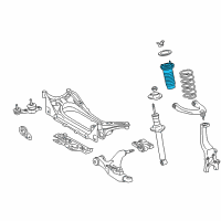 OEM 2012 Lexus IS F Front Suspension Support Assembly Diagram - 48680-53051