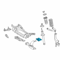 OEM 2016 Lexus IS350 Bracket Sub-Assembly, Lower Arm Diagram - 48076-30050