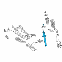OEM 2010 Lexus IS250 Absorber Assy, Shock, Front RH Diagram - 48510-80463