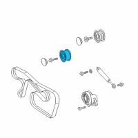 OEM 2008 Dodge Sprinter 3500 PULLEY-TENSIONER Diagram - 68052717AA