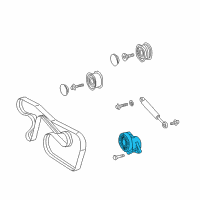 OEM 2008 Dodge Sprinter 3500 TENSIONER-Belt Diagram - 68020886AA