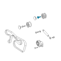 OEM Dodge Screw Diagram - 5073717AA