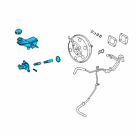 OEM 2020 Hyundai Veloster Cylinder Assembly-Brake Master Diagram - 58510-K9000