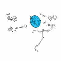OEM 2019 Hyundai Veloster N Booster Assembly-Brake Diagram - 59110-K9000