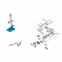 OEM 2005 Kia Sorento Lever Assembly-Change Diagram - 467703E001