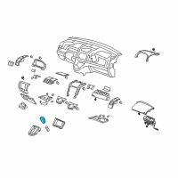 OEM Honda Knob Assy., Select *NH167L* (LEA) (GRAPHITE BLACK) Diagram - 54130-SWA-A74ZA