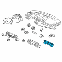 OEM 2020 Honda Civic Case Set (Dark Steel) Diagram - 79603-TBA-A32ZB