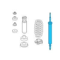 OEM 2008 BMW 335i Rear Shock Absorber Diagram - 33-52-6-780-077